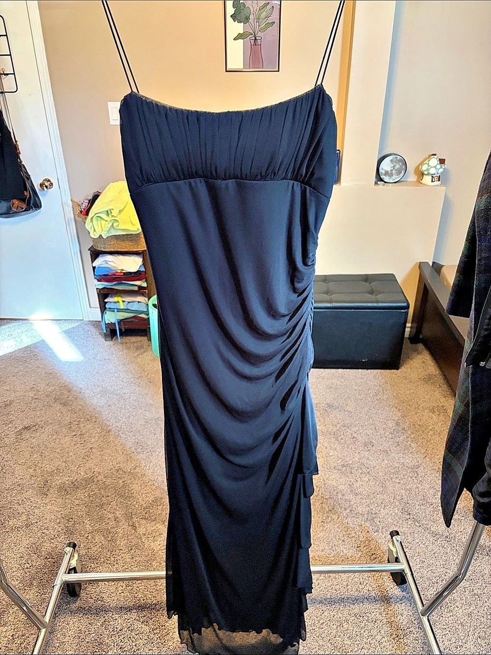 Vintage Jessica Black Maxi Dress